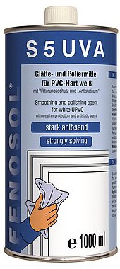 Fenoplast Fenosol S 5 UVA Glätte- und Poliermittel für PVC-Hart weiss 1000 ml stark anlösend 200008