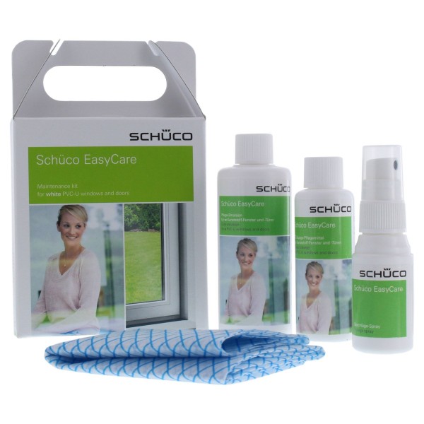 Schüco EasyCare Pflegemittel Set für weiße Kunststoff-Fenster und -Türen 2988510