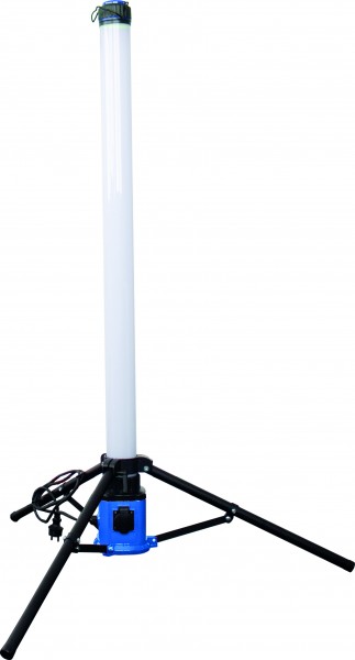 AS Schwabe LED Lichtsäule 360° Stativ-Leuchte 100 Watt 8000 Lumen Höhe 142 cm