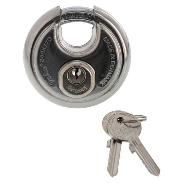 Abus Hangschloss 24RK/70 vs.