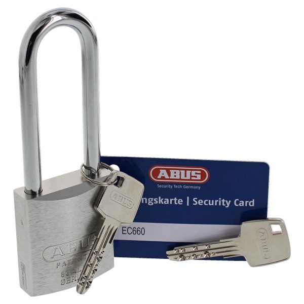 Abus Hangschloss 83AL/45HB75 silber EC660 vs.