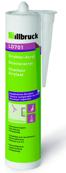 Illbruck LD701 illbruck Strukturacryl 310 ml weiß