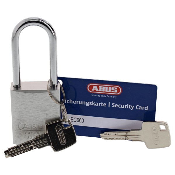 Abus Hangschloss 83AL/40HB50 silber EC660 vs.