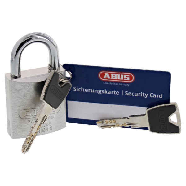 Abus Hangschloss 83AL/45 silber XP20 vs.