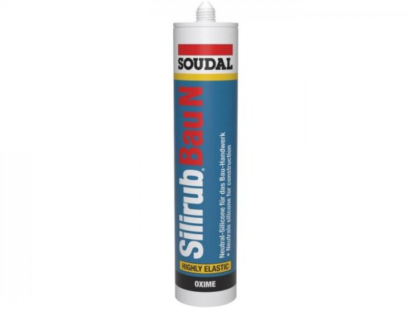 Soudal Silirub Bau N Silikon 310 ml Kartusche weiss 125581