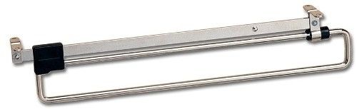 2xToniTec Garderobenauszug Kleiderbügelhalter ausziehbar (Breite 40 mm, Höhe 60 mm) 410