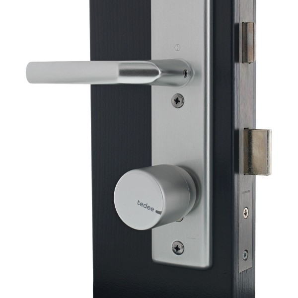 Tedee Smartlock PRO elektrischer Türknauf im Set mit ABUS Zylinder gleichschließend inkl. 3 Schlüssel