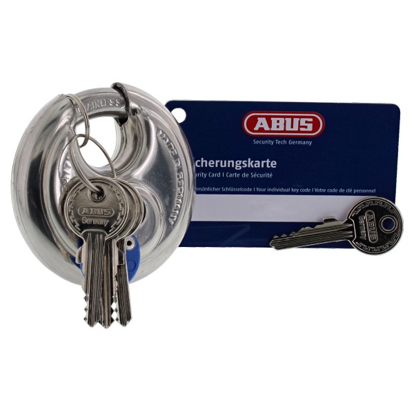 Abus Hangschloss 24WYIB/70 m. 4 Schl.